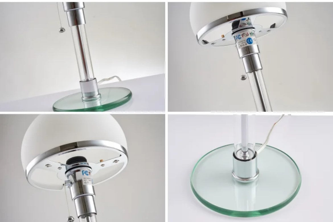 BAUHAUS LED Table lamp Replica of Wilhelm Wagenfeld Design