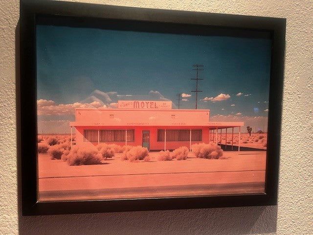 MCM Desert Retro Motel Print on Canvas 12x16