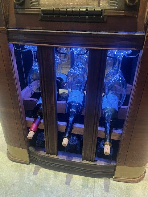 1940's Upcylced Art Deco Wine/Liquor Bar