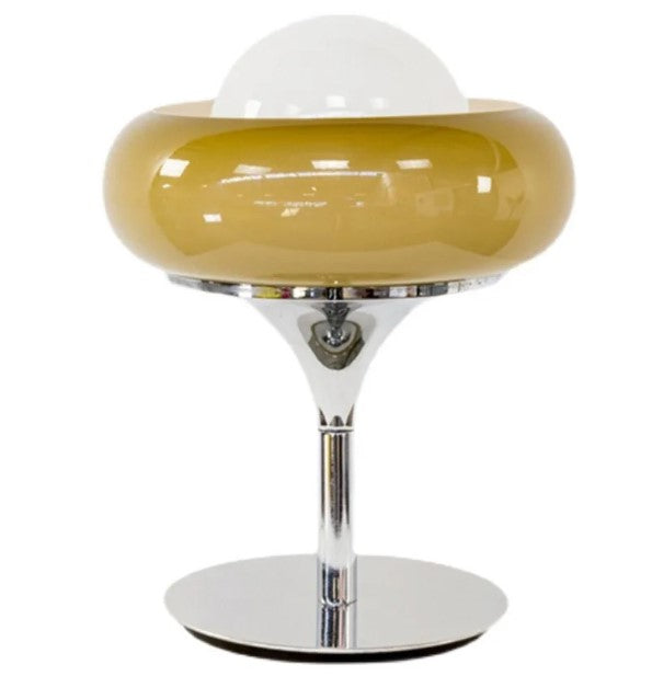 Bauhaus Tart Table Lamp Guzzini Inspired 1970's Design