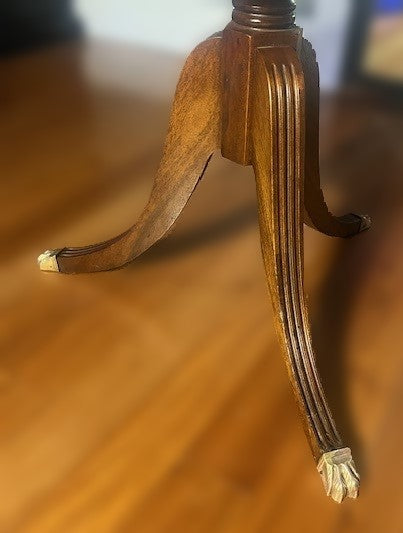 Vintage Mahogany 2 Tier Dumbwaiter Table