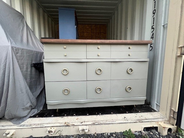Refinished 1960's Vintage Mid-Century Modern Dresser Set