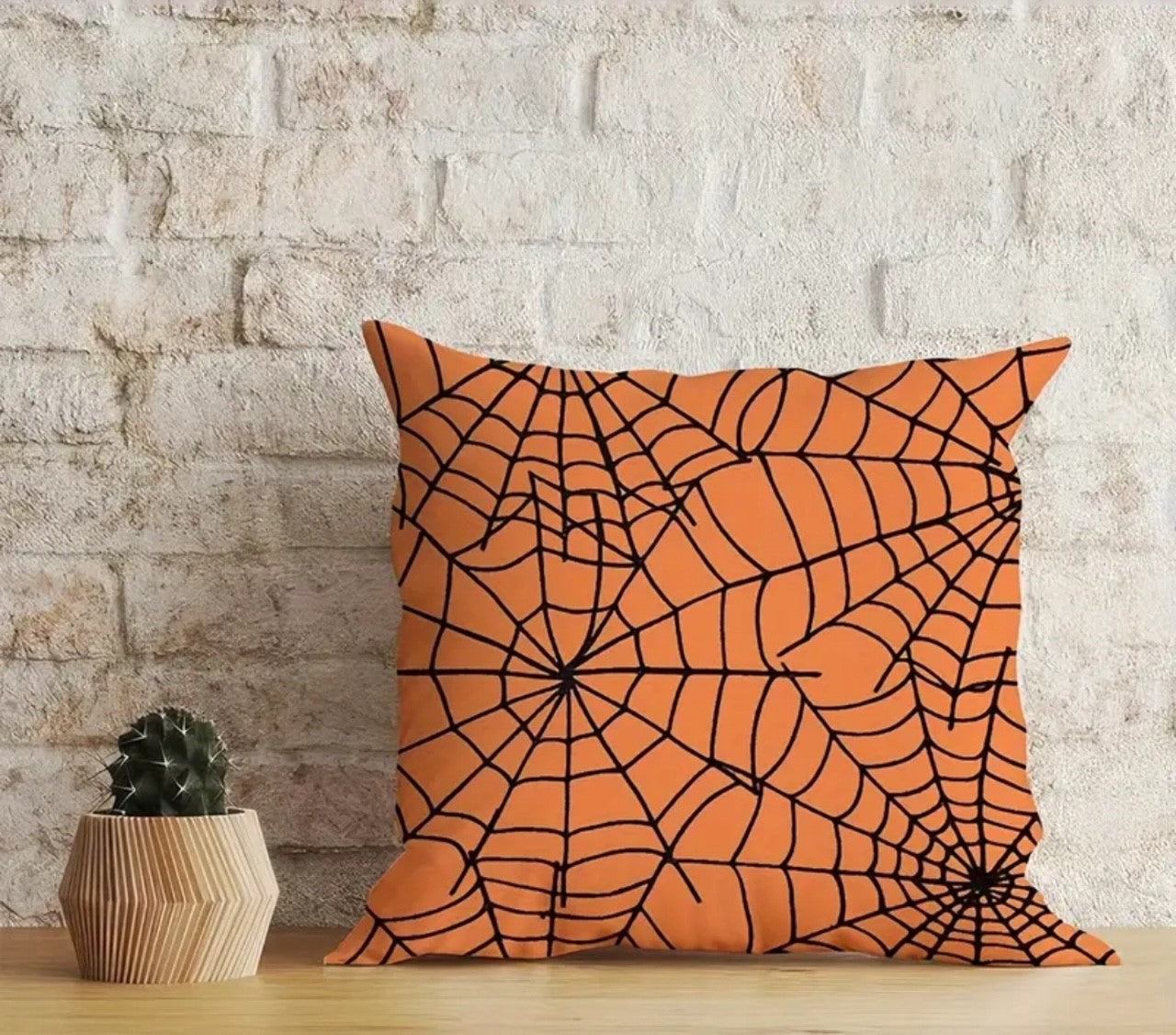 Halloween Throw Pillow Cover 4 Options 18x18 indoor/Outdoor