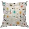 MCM Atomic Era Cushion Cover 18"x18" Indoor/Outdoor 10 Designs