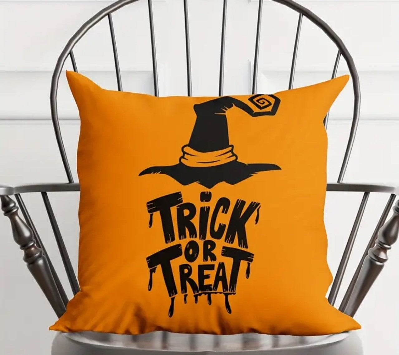 Halloween Throw Pillow Cover 4 Options 18x18 indoor/Outdoor