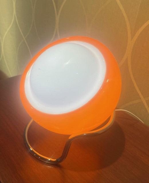 Retro 60’s Space Age Glass Table Lamp